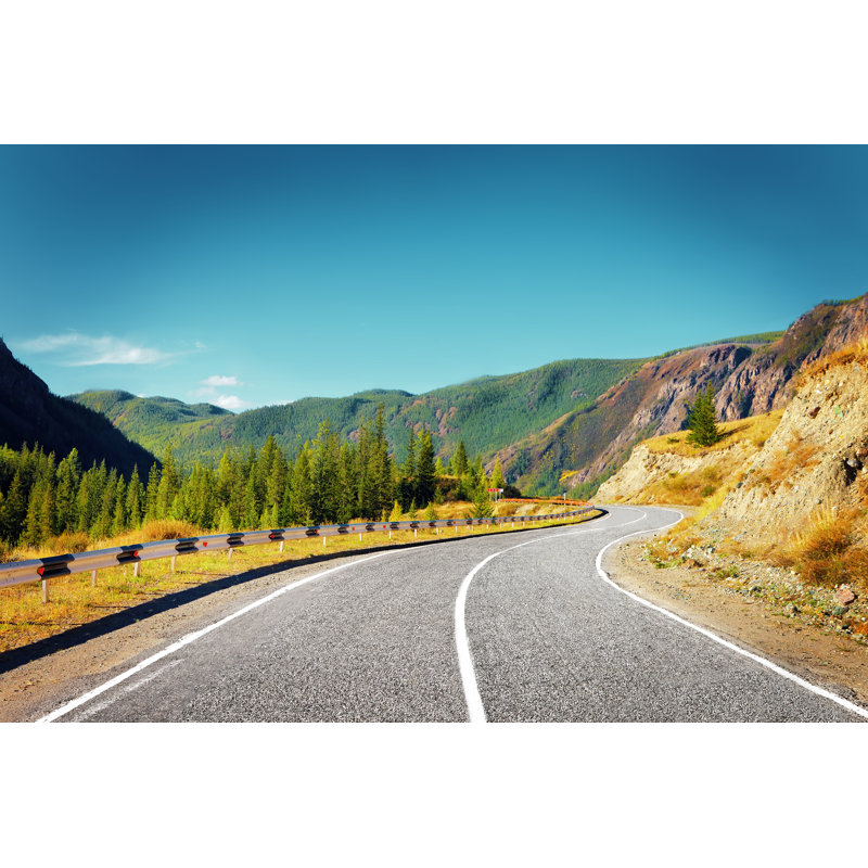 Mountain Road - Photographie sur toile tendue, L 12 po x H 8 po