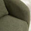 Fauteuil demi-tonneau rembourré pivotant avec rangement 2 pièces-2128614661