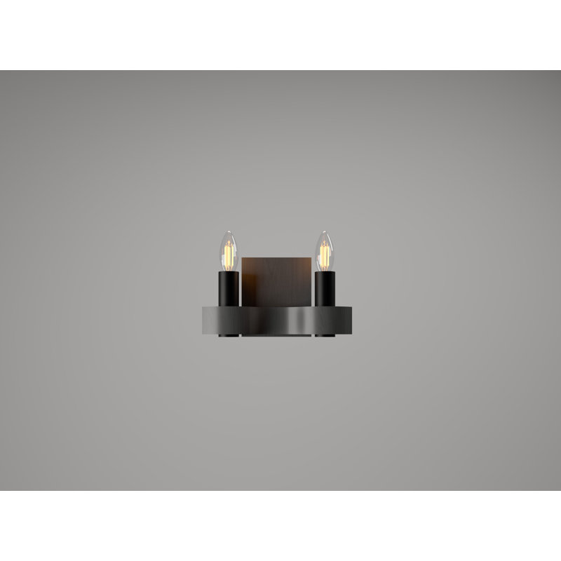 Flow 2 - Light Candle Wall Light, Organic Gray