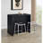 Wooden Frame Wine storage cabinet with open shelf