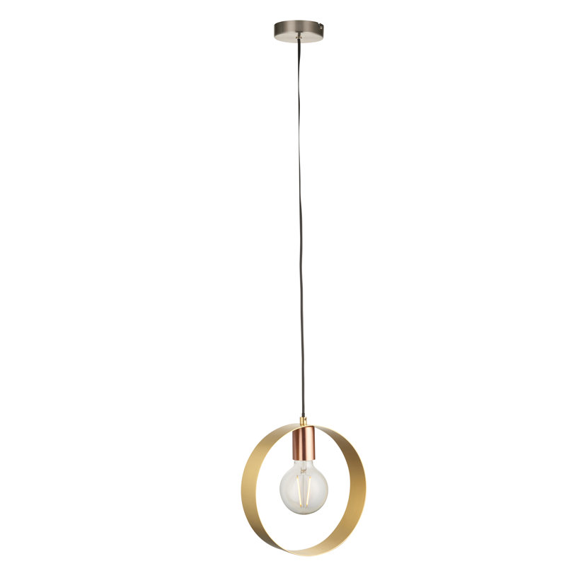 Maleah 1 - Light Nickel Single Pendant