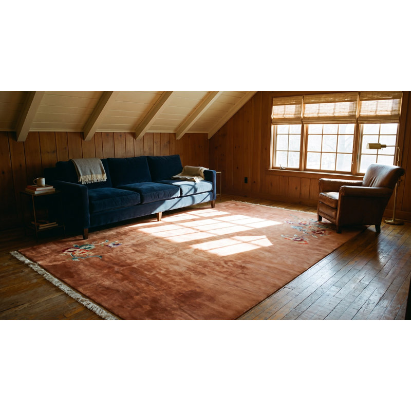 Tapis antique en laine Art Deco