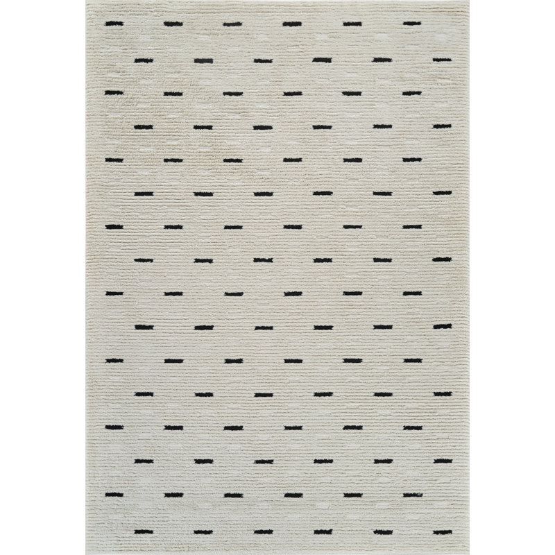 Rug Branch Alinda Collections Abstract Cream Indoor Area Rug, Rectangle 7'11" x 10'11"