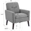 Fauteuil capitonné, fauteuil d'appoint pour l'intérieur