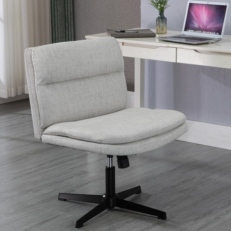 Chaise de bureau Bauke, gris, Non