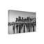 Art mural sur toile tendue - Jeff Poe photographie «Dock B&W Night», décoration murale pour le salon, la chambre à coucher ou le bureau - 16 x 24