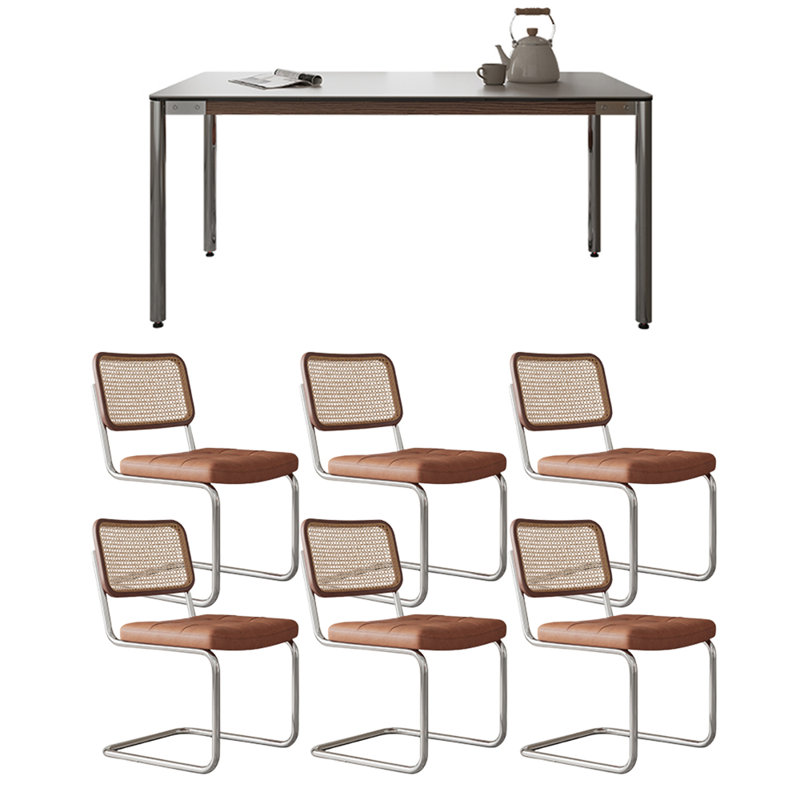 Table de salle à manger Modern, H 29,92 po x L 62,99 po x l 31,49 po