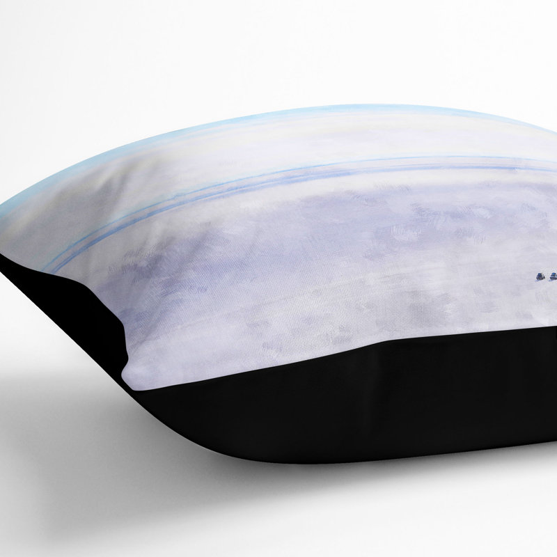 Square Cushion, 55cm H x 55cm W x 20cm D, Black