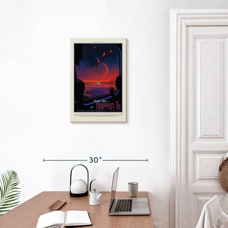 Imprimé Kelan Trappist 1E, H 24 po x l 16 po
