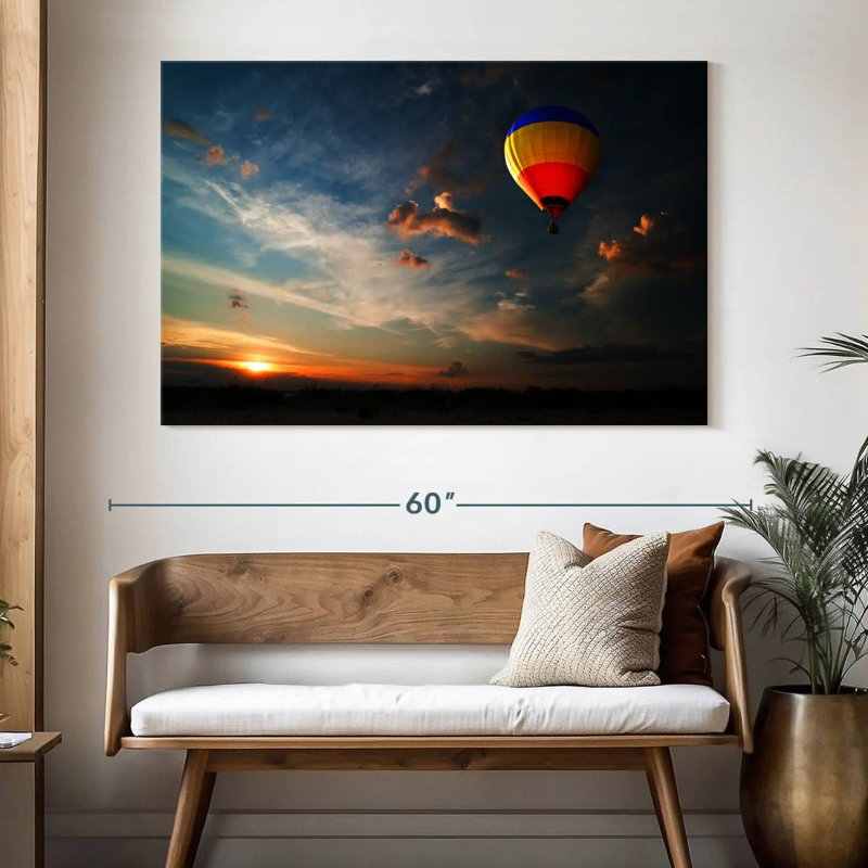 Montgolfière Mehar Sunrise, H 34 po x l 51 po