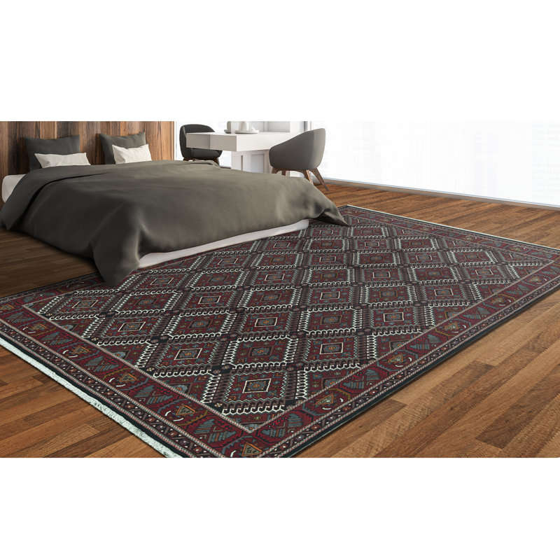 Hand-Knotted High-Quality Blue Area Rug