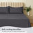 Ultra Soft Microfiber Sheet Set - 6 Pc Set - Wrinkle Resistant - Cooling Sheets With Deep Pockets-121930766-121930751