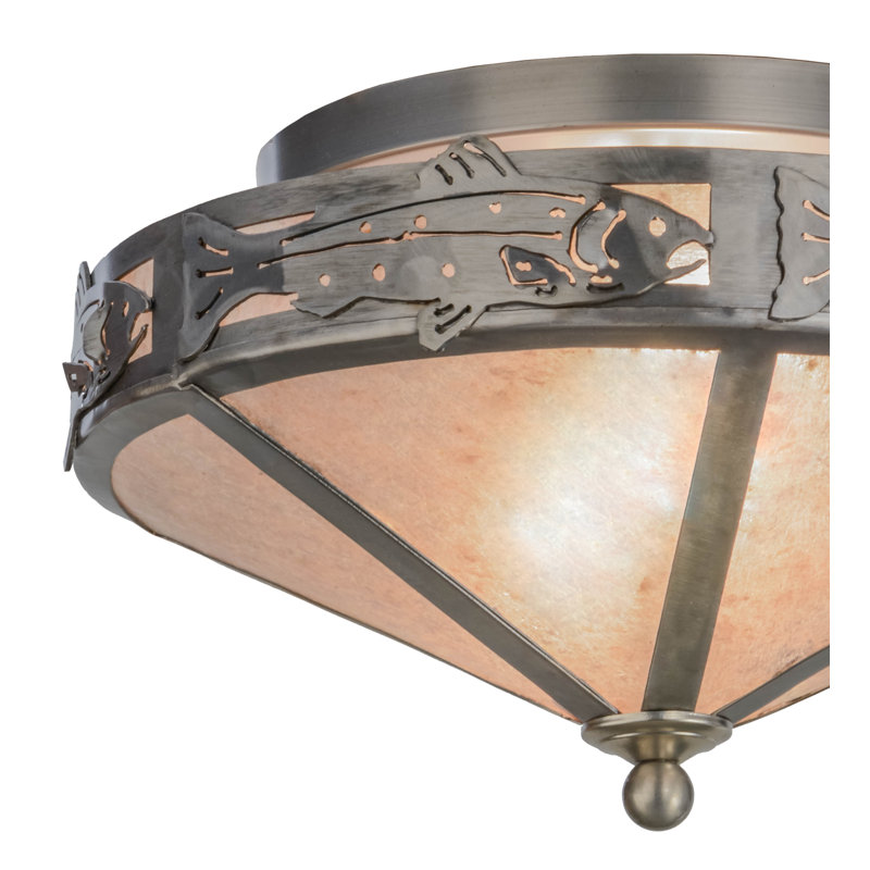 Rustic Lodge 2 - Light Flush Mount