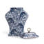 Siberian Tiger Blue 20" Porcelain Jar