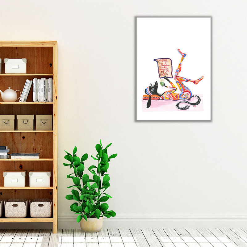 Contessa Baci - reproduction d'art sur toile, H 24 po x l 18 po