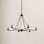 6 - Light Dimmable Chandelier