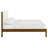 Olea Channel Tufted Boucle Solid Wood King Platform Bed In Feather Walnut-105697898-105697901