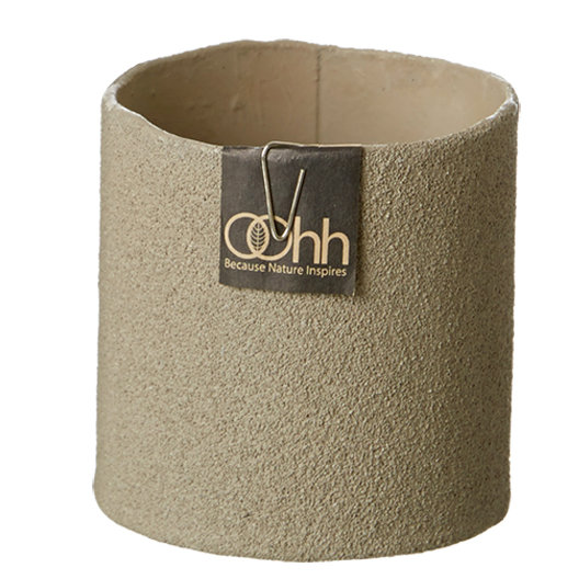 3" Pot Planter, Light Brown, 2.75" H x 2.75" W x 2.75" D
