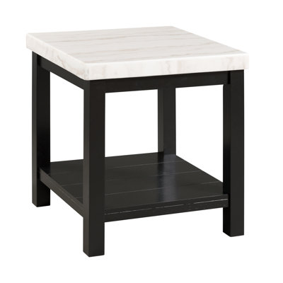 Table de bout avec tablette de rangement Benniton