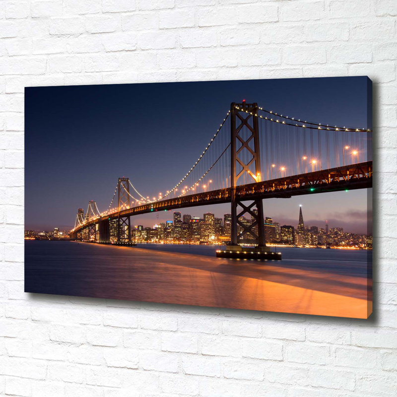 San Francisco Bridge - Wrapped Canvas Print