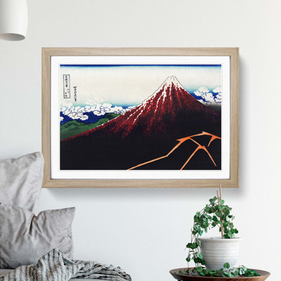 Sanka Hakuu by Katsushika Hokusai - Picture Frame Painting Print