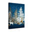 Animaux, hiver, forêt, cerf, neige, arbres, étoiles, cadeaux-693781154