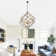 Marshallton Unique / Statement Geometric Adjustable Interlock Double Cages Chandelier