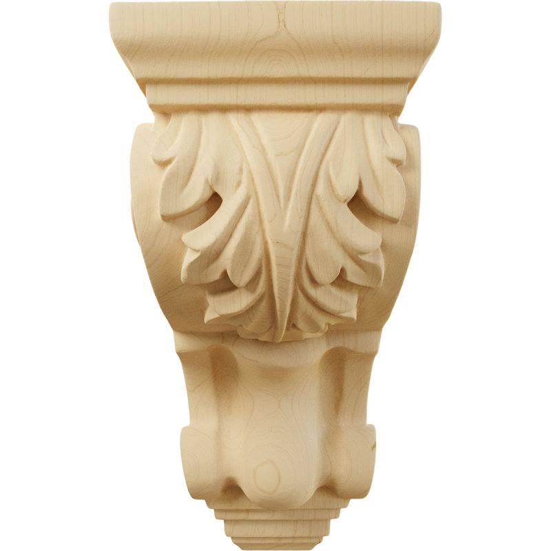 Petit corbeau Acanthus traditionnel l 3 1/2 po x P 4 po x H 7 po (paquet de 6), Aulne