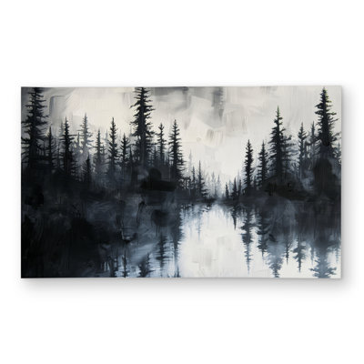 Abstract Lake - White Outdoor Area Rug for Home Decor