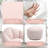 Oversized Round Bean Bag Chair with Ottoman, Memory Foam Lounge Chair for Living Room Bedroom-1655972278