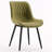 Modern Dining Chairs Faux Leather Upholstered Kitchen Chairs Side Chair With Metal Legs-453452156