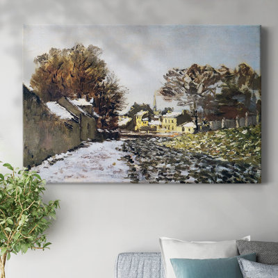 Snow at Argenteuil, 1874-Gallery Wrapped Canvas