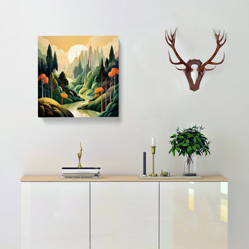 Modern Wall Art - Wrapped Canvas, 50cm H x 50cm W x 3cm D