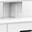 Meuble télé Ellie de 48 po avec finition blanche moderne, l 49,07 po x P 15,53 po x H 19,83 po