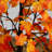 Pre-Lit Minimalist Autumn Maple Artificial Fall Tree With 96 Warm White LED Lights-950937706