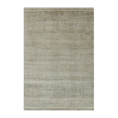 Modern One-of-a-Kind 6'0x9'0 Hand Knotted Area Rug