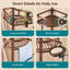 Freestanding and Tension Stainless Steel Shower Caddy
