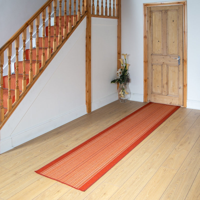 Runner Baitz Striped Hand Woven Indoor Area Rug, Runner 80 x 180cm