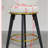 Counter Height Bar Stools Set of 2, 360° Swivel Upholstered with Backs, Metal Legs, 26\-1864660464