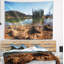 Paysage, magnifique lac transparent avec tapisserie de pins-28491331