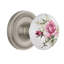 Rope  White Rose Interior Mortise Door Knob-2145697736