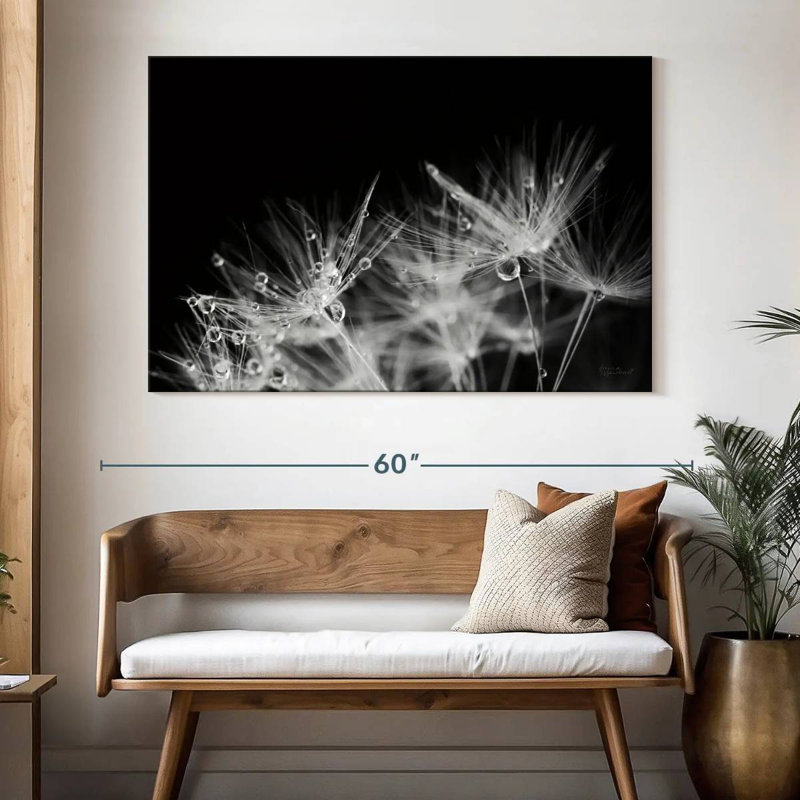 Harnek Dandelion Dewdrops, 34" H x 51" W