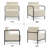 Sinobi Upholstered Accent Armchair with Metal Frame-1803305525