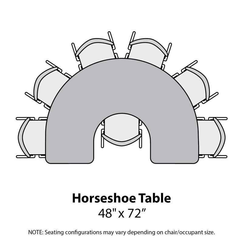 Table d'activité à hauteur réglable MG, H 30 po x L 66 po x l 60 po, Noir, Érable fusion