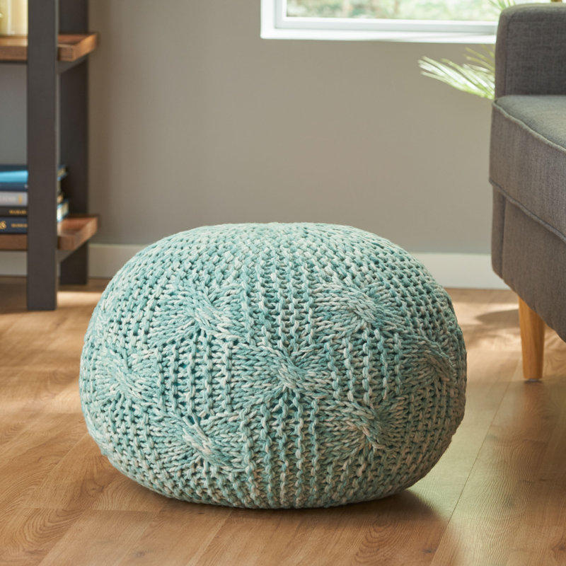 Repose-pieds Sagatov, Mélange de polyester turquoise