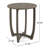 Rustic 27.5'' Wood Table - Grey Elegant Design With Exotic