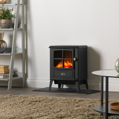 Optiflame Dimplex 44 cm W Black Electric Stove with 6824 BTU