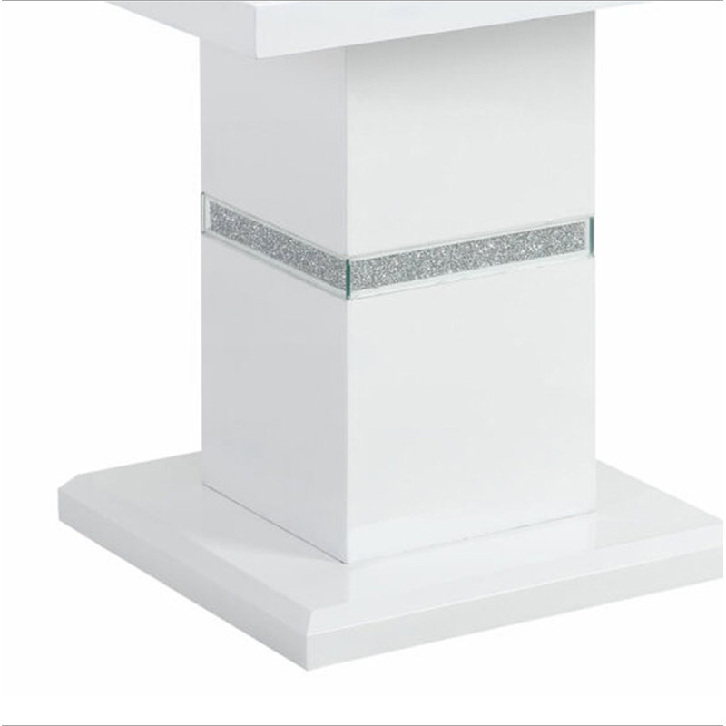 ARIYA WHITE END TABLE, White