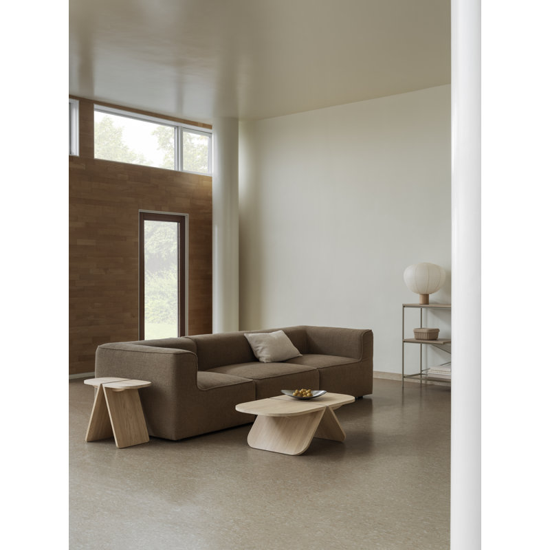AVIO Oak End Table, 31" H X 100" W X 54" D, Oak