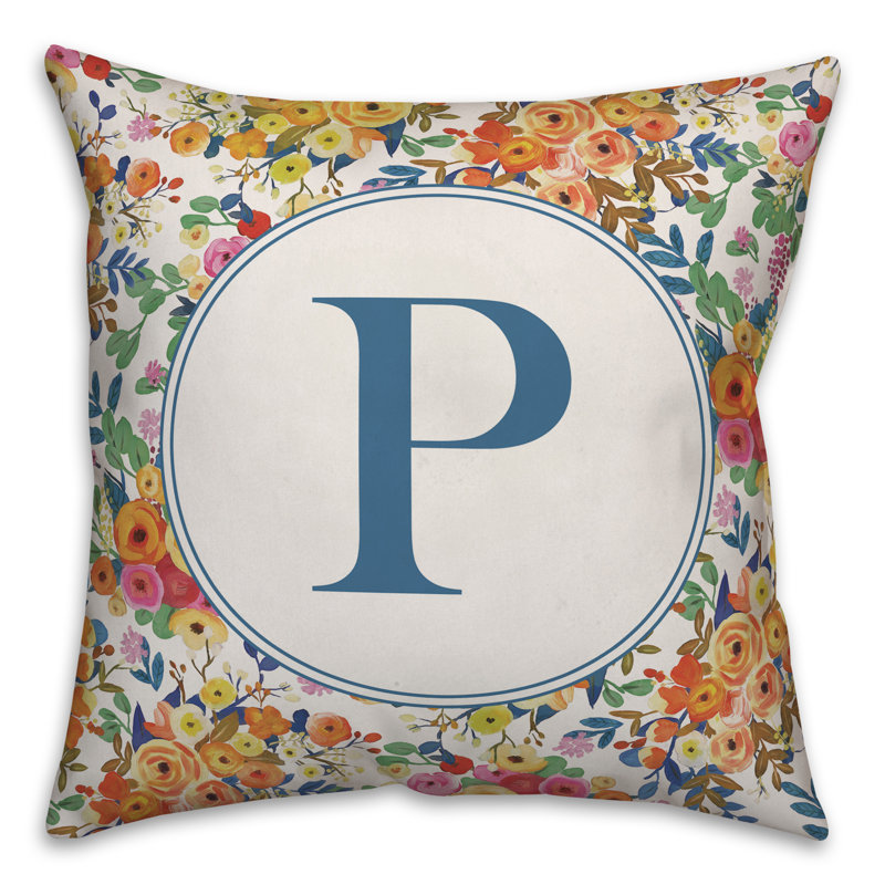 Housse et insert de coussin carré Wildflower, P